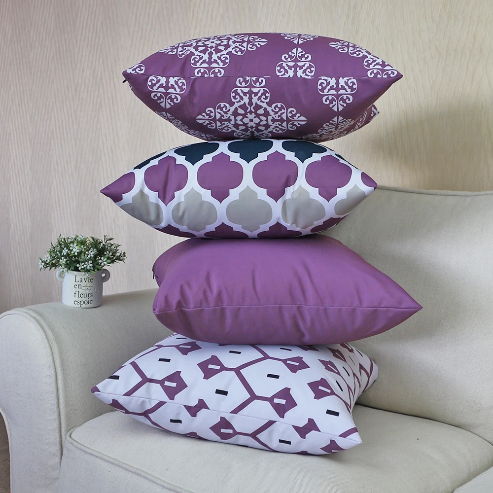 Twill Waterproof Throw Pillow Covers Decorative Geometric Cushion Cover Durable Outdoor Pillow Case for Sofa Bench Garden Patio
Twill Waterproof Throw Pillow Covers Decorative Geometric Cushion Cover Durable Outdoor Pillow Case for Sofa Bench Garden Patio