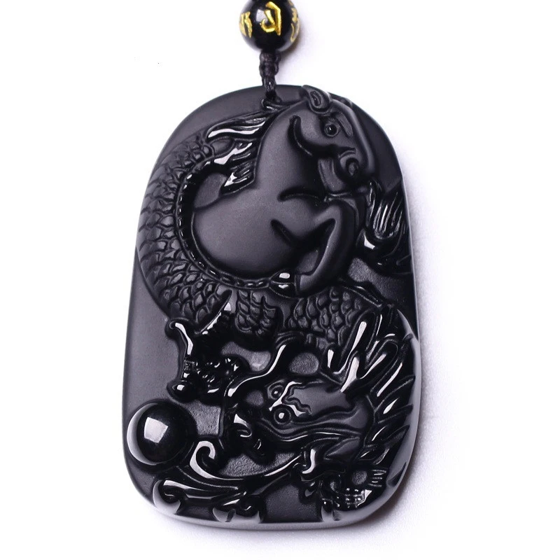 Natural Obsidian Dragon and horse Pendant Jewelry Fine Jewelry Lucky to ward off evil spirits Auspicious Amulet Pendant
Natural Obsidian Dragon and horse Pendant Jewelry Fine Jewelry Lucky to ward off evil spirits Auspicious Amulet Pendant
