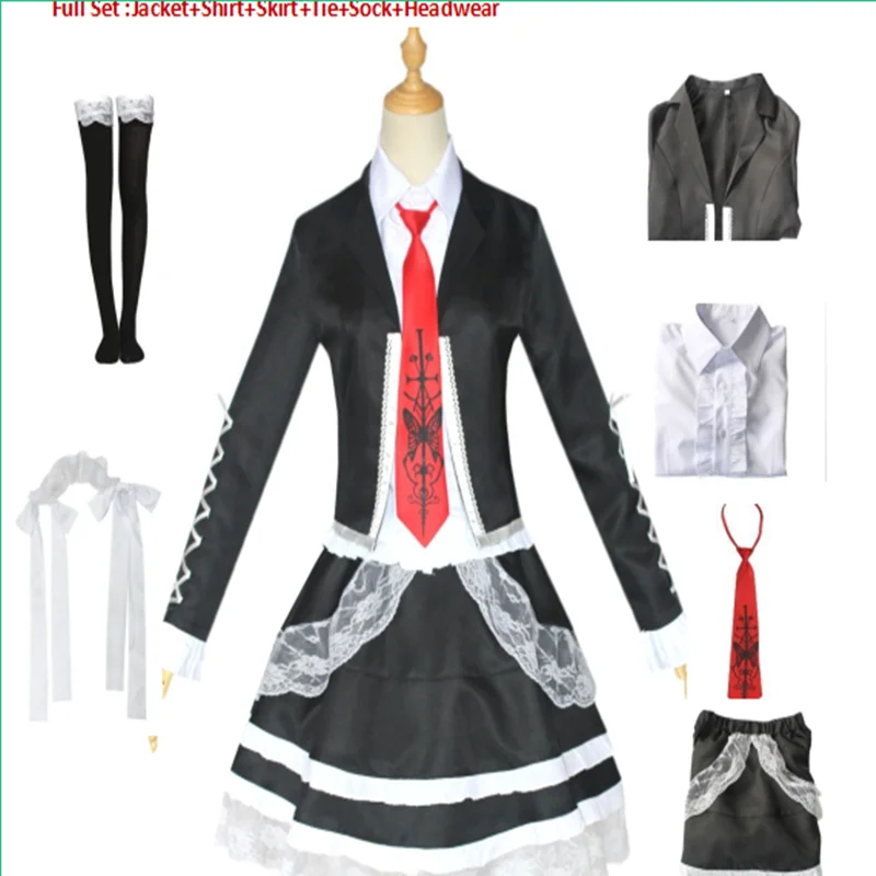 Женский костюм для косплея Danganronpa Yasuhiro Taeko, косплей-костюм из искусственных волос Celestia Ludenberg, женская форма в стиле "Лолита", юбка для Хэллоуина, искусственное платье
Женский костюм для косплея Danganronpa Yasuhiro Taeko, косплей-костюм из искусственных волос Celestia Ludenberg, женская форма в стиле "Лолита", юбка для Хэллоуина, искусственное платье