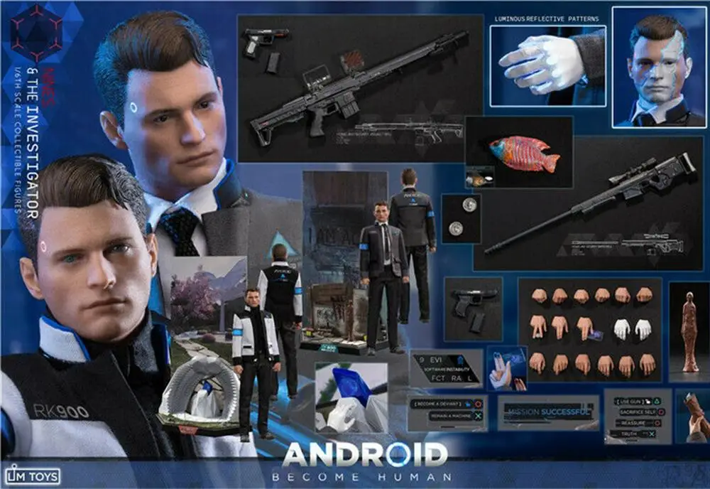 LIMTOYS 1/6 LIM009 Investigator Android Detroit Become Human Negotiating Expert 12'' Male Figure Body Toys
LIMTOYS 1/6 LIM009 Investigator Android Detroit Become Human Negotiating Expert 12'' Male Figure Body Toys
