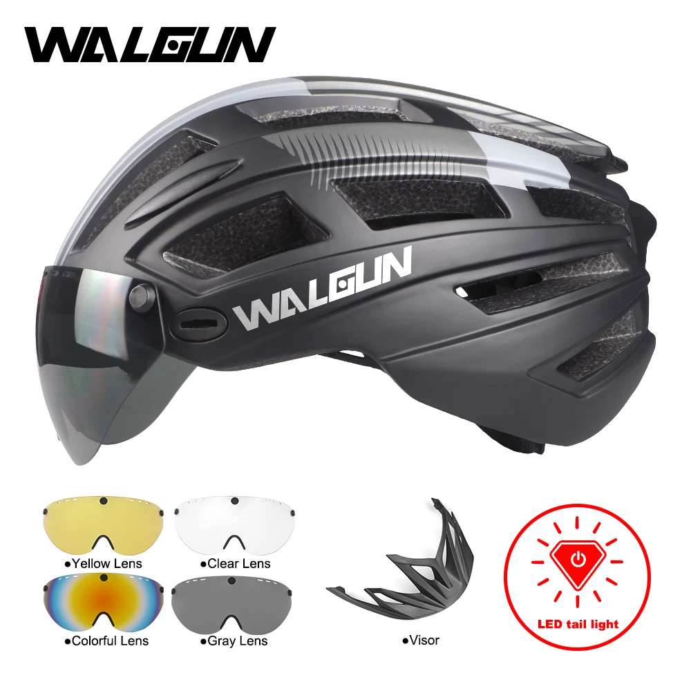 WALGUN MTB шлем для горного велосипеда L со светодиодной подсветкой, очки с линзами, солнцезащитный козырек, дорожные велосипедные защитные велосипедные шлемы для мужчин, женщин, взрослых
WALGUN MTB шлем для горного велосипеда L со светодиодной подсветкой, очки с линзами, солнцезащитный козырек, дорожные велосипедные защитные велосипедные шлемы для мужчин, женщин, взрослых