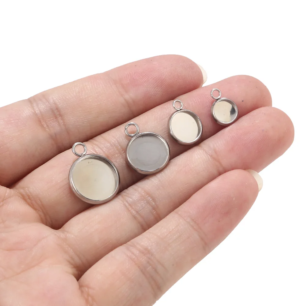 50pcs/lot stainless steel blank Cabochon Base Setting Charms Pendant fit DIY For jewelry making supplies
50pcs/lot stainless steel blank Cabochon Base Setting Charms Pendant fit DIY For jewelry making supplies