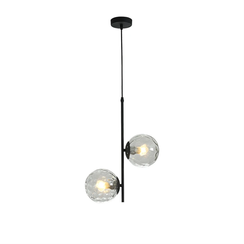 Nordic pole double long line pendant lights bedroom bedside warm study aisle decoration lamp glass ball hanging lights lighting
Nordic pole double long line pendant lights bedroom bedside warm study aisle decoration lamp glass ball hanging lights lighting