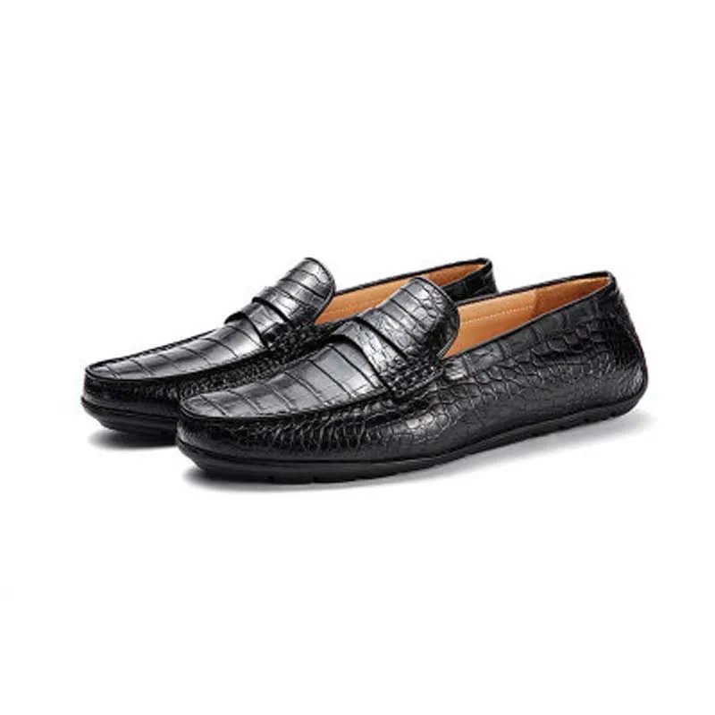 yuee spring new crocodile leather men loafers casual shoes wear-resisting breathable crocodile Men's leather shoes men shoes
yuee spring new crocodile leather men loafers casual shoes wear-resisting breathable crocodile Men's leather shoes men shoes