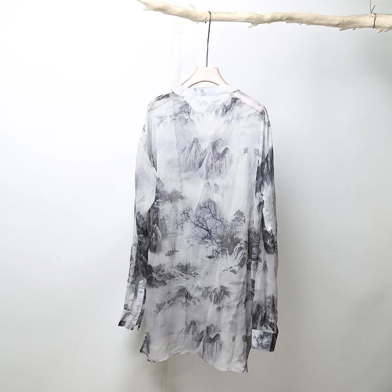 Quality High Mens Thin Floral Printed Long Sleeve Shirts Vintage Casual Camisas De Hombre Harajuku Single Breasted Midi Shirts
Quality High Mens Thin Floral Printed Long Sleeve Shirts Vintage Casual Camisas De Hombre Harajuku Single Breasted Midi Shirts