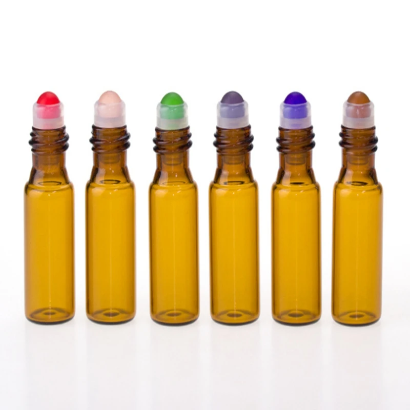 100pcs/lot 5ml transparent ball bottle amber eye massage roller ball bottle empty colorful glass ball bottles
100pcs/lot 5ml transparent ball bottle amber eye massage roller ball bottle empty colorful glass ball bottles