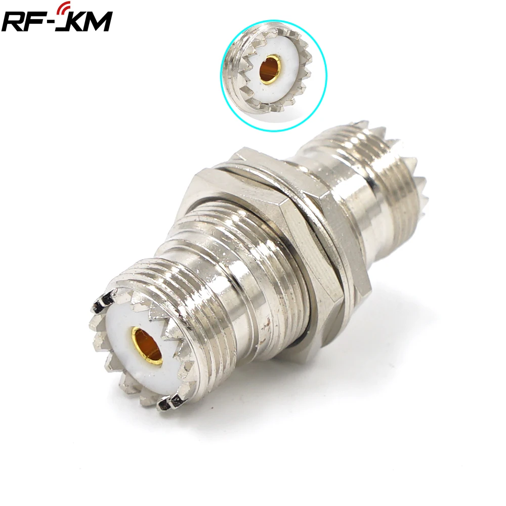 1PCS UHF PL-259 SO-239 Female To UHF Female Jack RF Straight Connector Adapter Nickel
1PCS UHF PL-259 SO-239 Female To UHF Female Jack RF Straight Connector Adapter Nickel