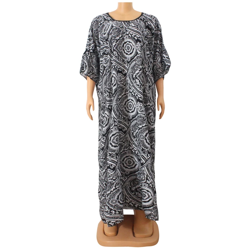 Casual Round Neck Flare Sleeve Black Print African Loose Dress 2020 Autumn Modern Lady Casual Women Dresses
Casual Round Neck Flare Sleeve Black Print African Loose Dress 2020 Autumn Modern Lady Casual Women Dresses