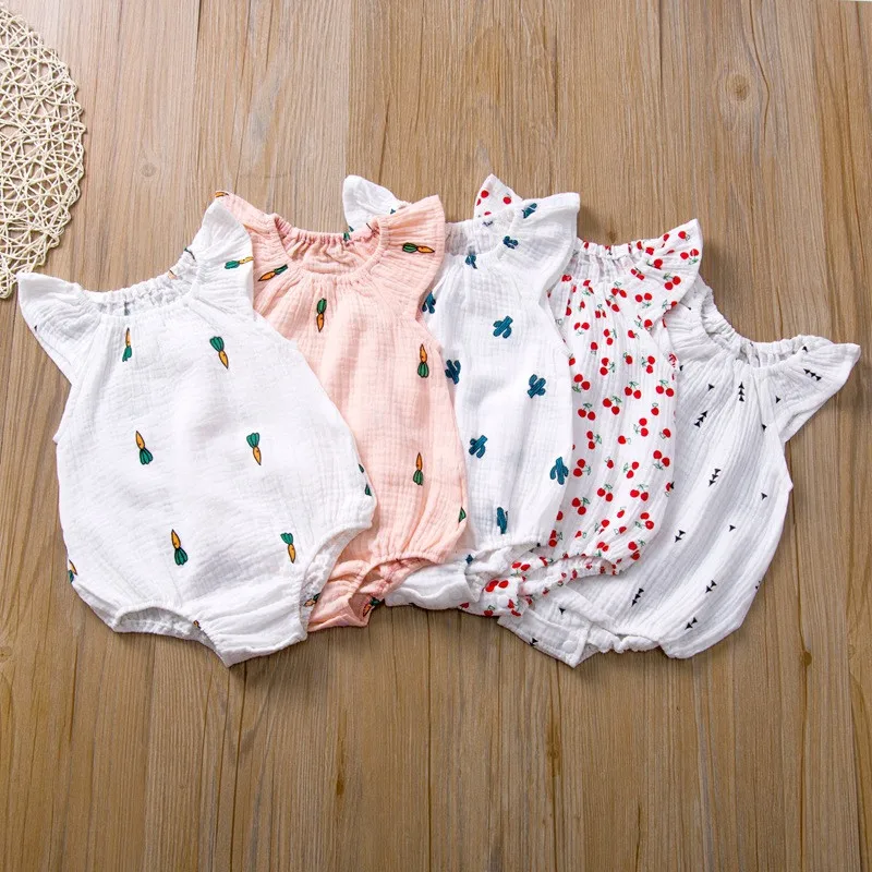 0-24M Summer baby romper European and American folds Newborn Jumpsuits printed cartoon pattern Girl clothing baby rompers
0-24M Summer baby romper European and American folds Newborn Jumpsuits printed cartoon pattern Girl clothing baby rompers