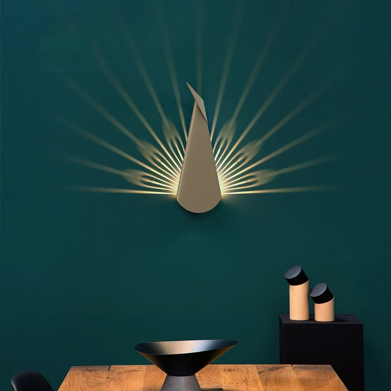 Peacock LED Wall Lamps modern Wall Light for Bedroom Bedside lamp Indoor Decor Wall Sconce 110V/220V Lighting Fixtures Luminaria
Peacock LED Wall Lamps modern Wall Light for Bedroom Bedside lamp Indoor Decor Wall Sconce 110V/220V Lighting Fixtures Luminaria