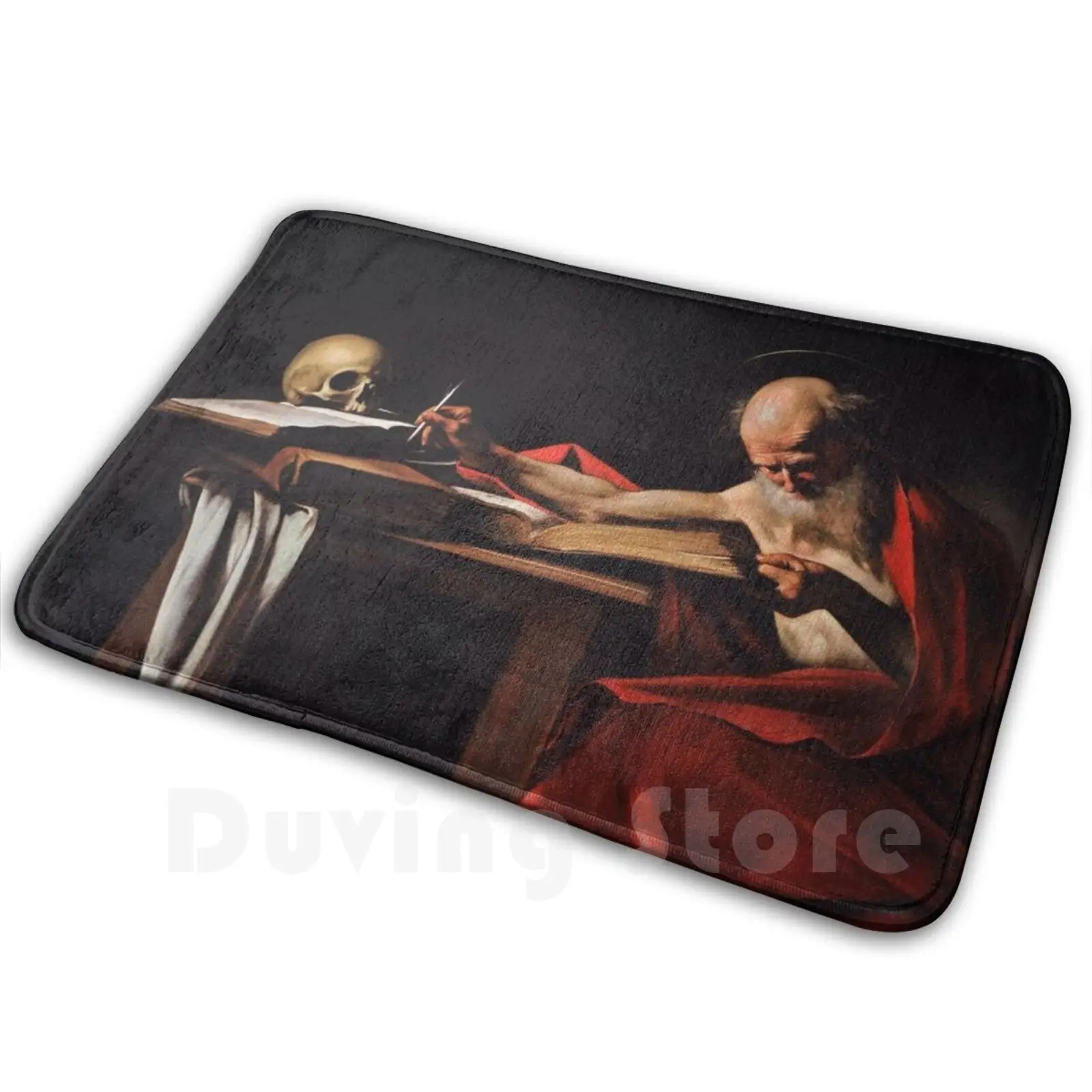 Коврик с надписью Saint Jerome (1606 )-Caravaggio, ковер, Противоскользящие коврики, напольные коврики для спальни Caravaggio Caravage Saint Jerome Bible
Коврик с надписью Saint Jerome (1606 )-Caravaggio, ковер, Противоскользящие коврики, напольные коврики для спальни Caravaggio Caravage Saint Jerome Bible