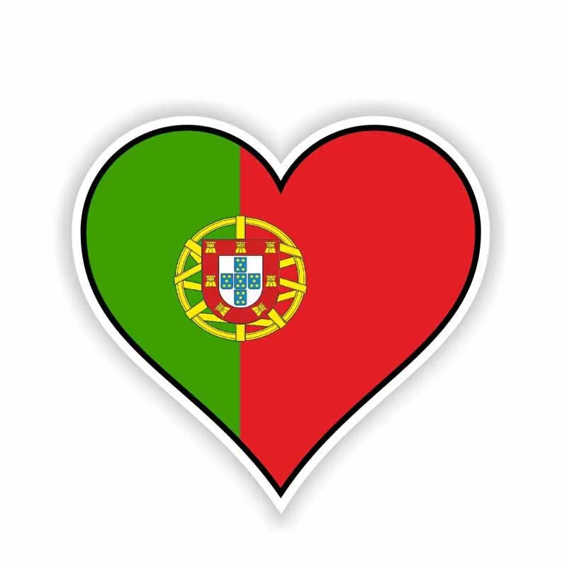 Interesting PORTUGAL Flag Heart Car Sticker Accessories Car Styling Decal Vinyl Cover Scratches Waterproof PVC 13cm*10cm
Interesting PORTUGAL Flag Heart Car Sticker Accessories Car Styling Decal Vinyl Cover Scratches Waterproof PVC 13cm*10cm