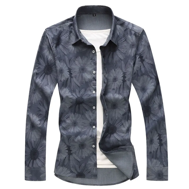 New 2021 Men's Shirt Autumn Stretch Digital Printing Youth Long-Sleeved Flower Shirt Casual Fashion Personality Comfortable Top
New 2021 Men's Shirt Autumn Stretch Digital Printing Youth Long-Sleeved Flower Shirt Casual Fashion Personality Comfortable Top