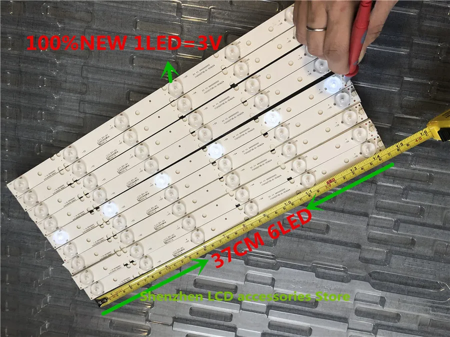 12Pieces/lot FOR LED42HD330D kJ40D06-ZC14-01 LCD TVS use backlight bars 100%NEW 3v
12Pieces/lot FOR LED42HD330D kJ40D06-ZC14-01 LCD TVS use backlight bars 100%NEW 3v