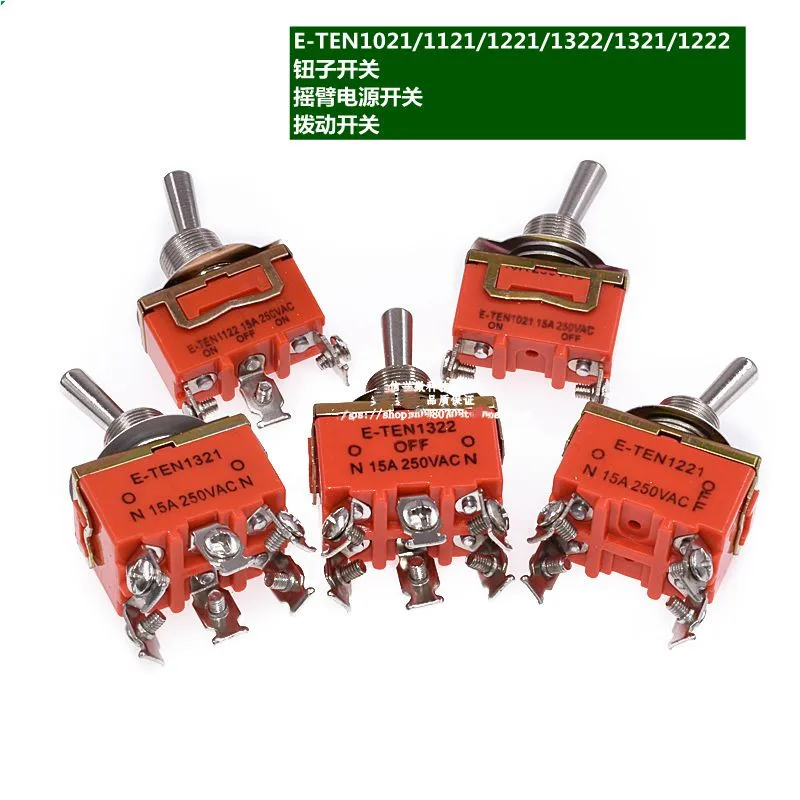 E-TEN1322/1321/1021/1121/1122/1221 Тумблер M12MM 2-контактный 3-контактный 4-контактный 6-контактный 6-контактный тумблер управления миниатюрный тумблер кулисный переключатель
E-TEN1322/1321/1021/1121/1122/1221 Тумблер M12MM 2-контактный 3-контактный 4-контактный 6-контактный 6-контактный тумблер управления миниатюрный тумблер кулисный переключатель
