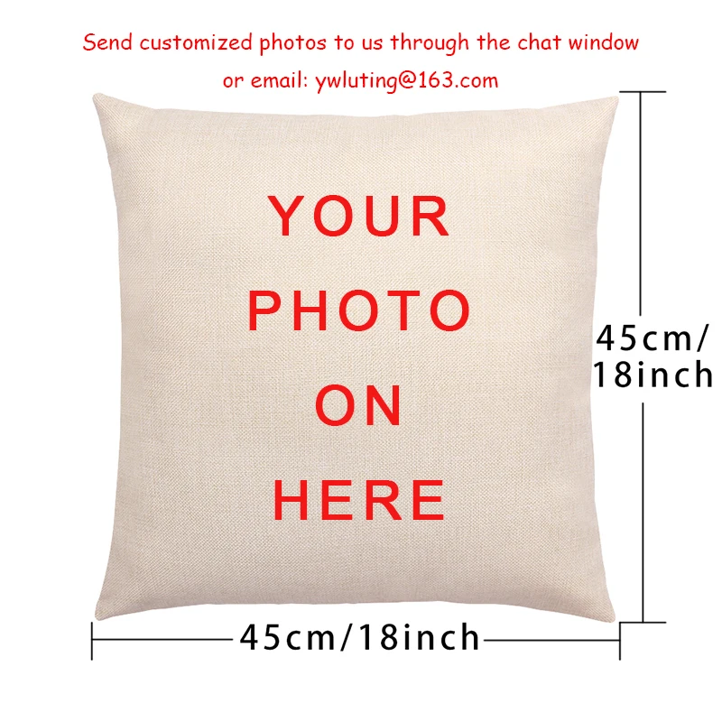 Personalized Cushion Covers Custom Printing Cotton Linen Pillow Case Customized Pillow Cover Baby Family Pets Logo Pillowcases
Personalized Cushion Covers Custom Printing Cotton Linen Pillow Case Customized Pillow Cover Baby Family Pets Logo Pillowcases