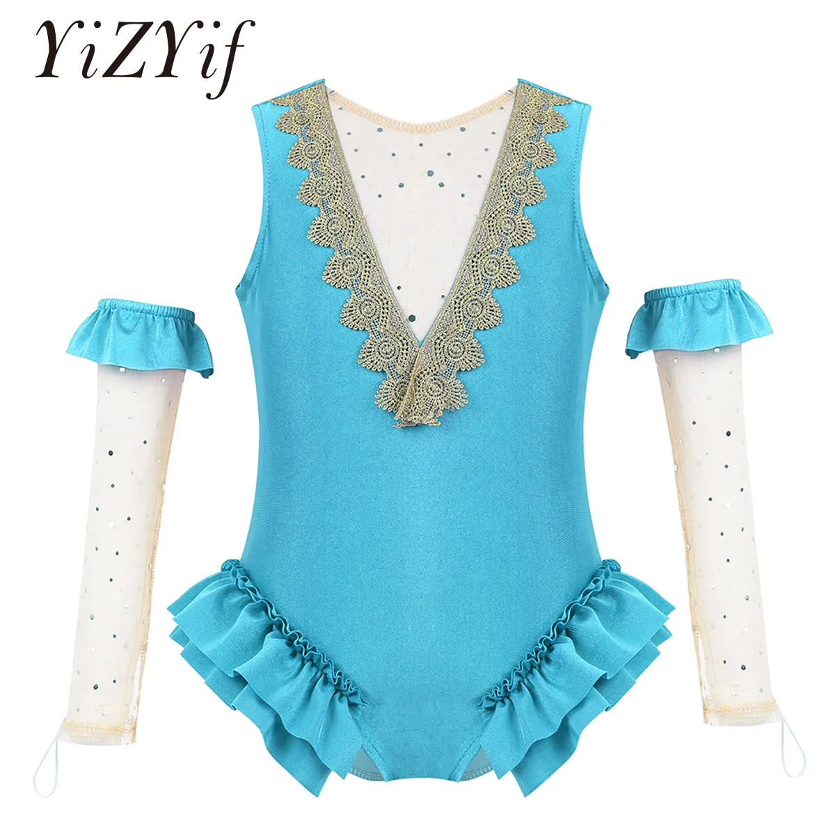 Kids Girls Showman Leotard Role Play Fancy Party Cosplay Costumes Ballerina Tutu Performance Dress Mesh Leotard with Arm Sleeves
Kids Girls Showman Leotard Role Play Fancy Party Cosplay Costumes Ballerina Tutu Performance Dress Mesh Leotard with Arm Sleeves