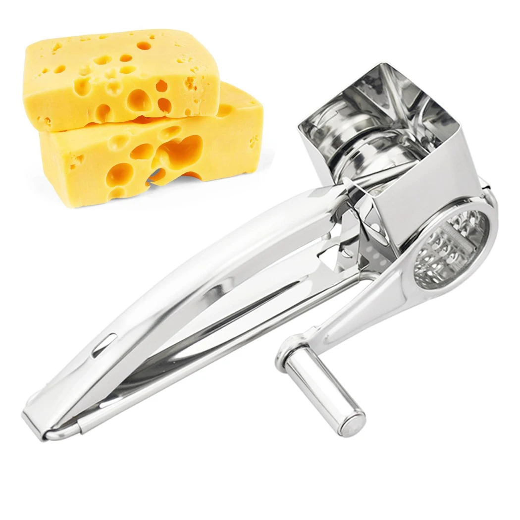 Creative Manual Cheese Grater Butter Chocolate Stainless Steel Manual Rotate Multifunctional Food Grater Kitchen Supplies
Creative Manual Cheese Grater Butter Chocolate Stainless Steel Manual Rotate Multifunctional Food Grater Kitchen Supplies