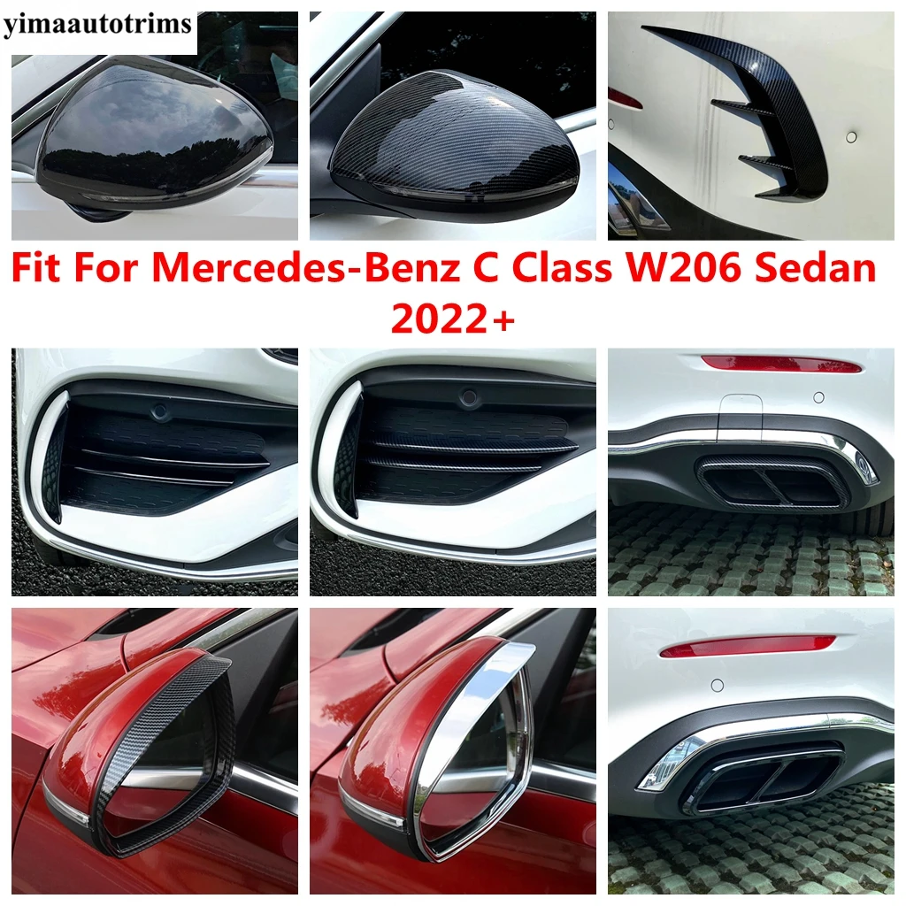 Rearview Mirror / Exhaust Pipe / Front Fog Lamp Eyebrow Cover Trim Accessories For Mercedes-Benz C Class W206 Sedan 2022 - 2024
Rearview Mirror / Exhaust Pipe / Front Fog Lamp Eyebrow Cover Trim Accessories For Mercedes-Benz C Class W206 Sedan 2022 - 2024