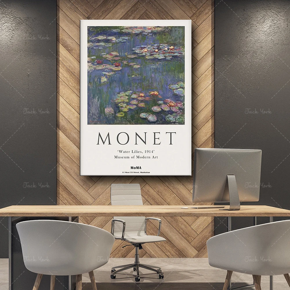 Claude Monet Poster, Monet Water Lilies, Museum of Modern Art Exhibition Poster, Claude Monet MoMA Print, MoMA Art intage print
Claude Monet Poster, Monet Water Lilies, Museum of Modern Art Exhibition Poster, Claude Monet MoMA Print, MoMA Art intage print