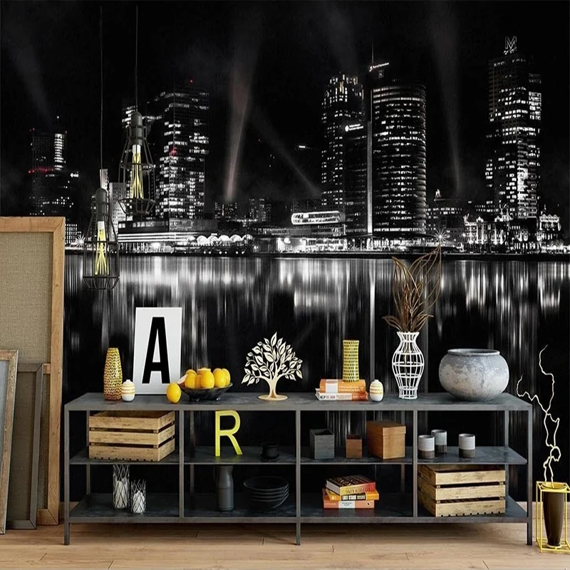 Custom Mural Wallpaper Modern 3D Black And White City Building Fresco Living Room TV Sofa Bedroom Home Decor Papel De Parede 3 D
Custom Mural Wallpaper Modern 3D Black And White City Building Fresco Living Room TV Sofa Bedroom Home Decor Papel De Parede 3 D