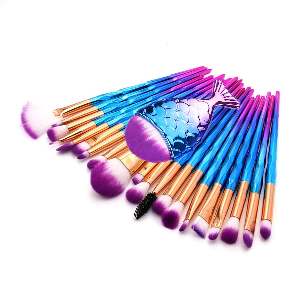 21pcs Diamond Makeup Brushes Set Fish Make Up Brush Powder Foundation Eyeshadow Eyebrow Eyeliner Eyelash Brush Cosmetic Blending
21pcs Diamond Makeup Brushes Set Fish Make Up Brush Powder Foundation Eyeshadow Eyebrow Eyeliner Eyelash Brush Cosmetic Blending