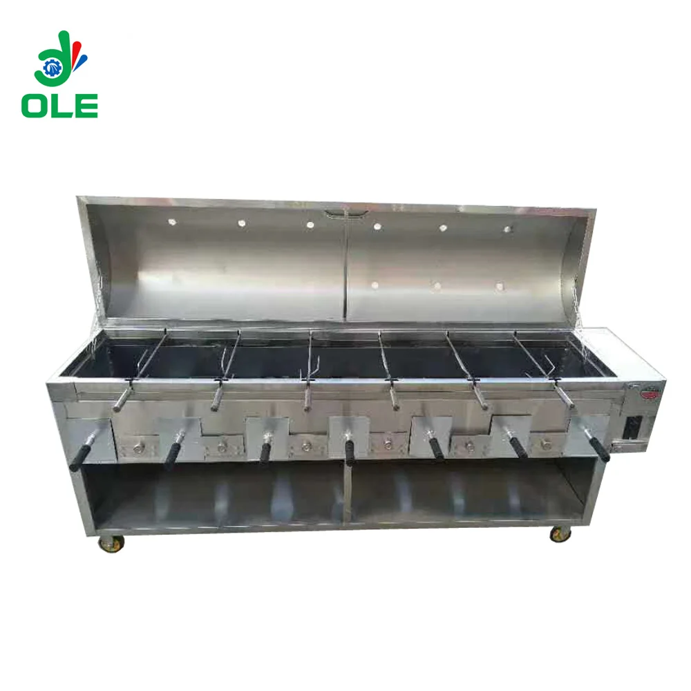 Easy Cleaning Roast Lamb Machine 6 Skewers Commercial Chicken Goat Grill Machine
Easy Cleaning Roast Lamb Machine 6 Skewers Commercial Chicken Goat Grill Machine