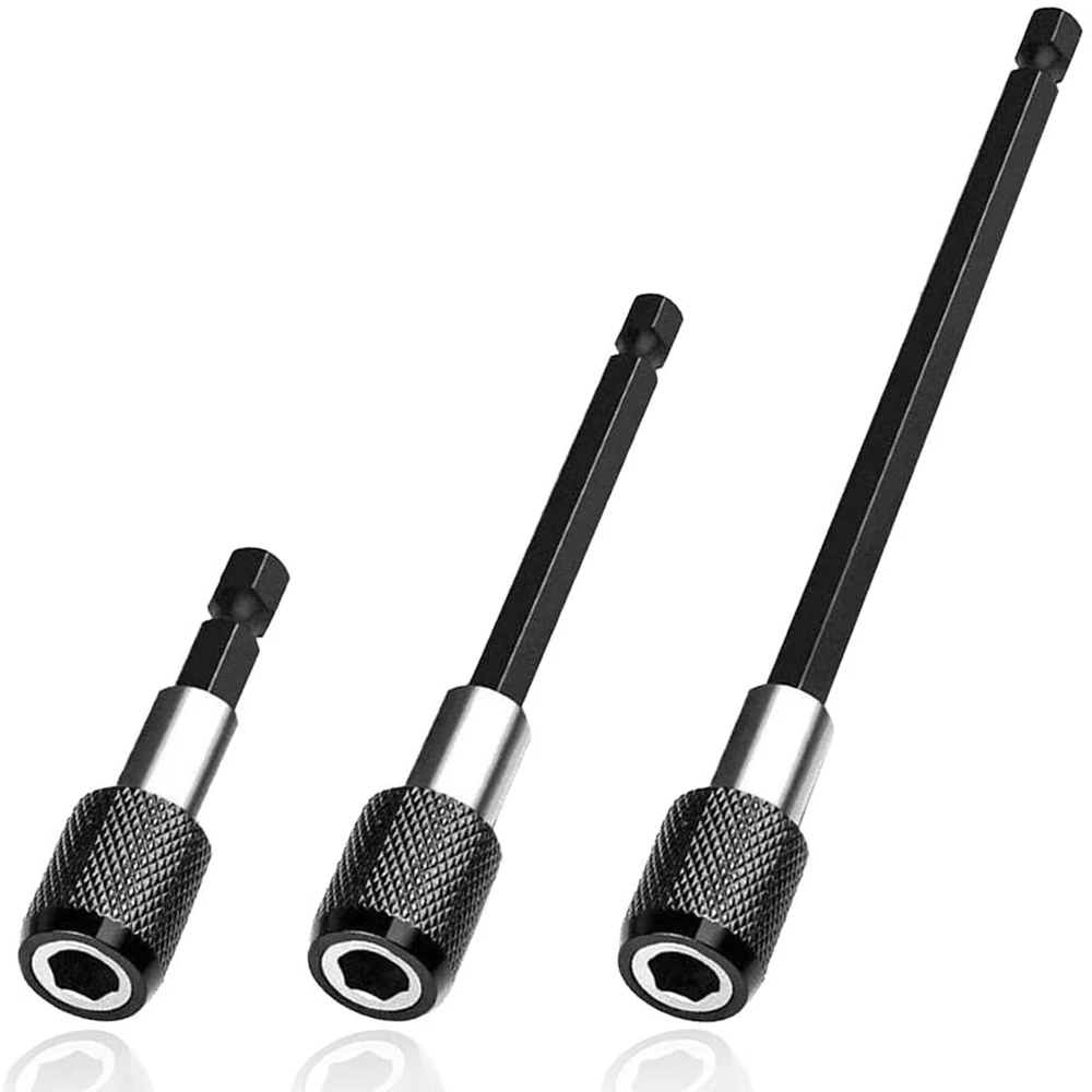 Oauee 1/4 Inch Hex Shank Quick Release Screwdriver Magnetic Bit Holder with Adjustable Collar Extension Bar 60mm 100mm 150mm
Oauee 1/4 Inch Hex Shank Quick Release Screwdriver Magnetic Bit Holder with Adjustable Collar Extension Bar 60mm 100mm 150mm