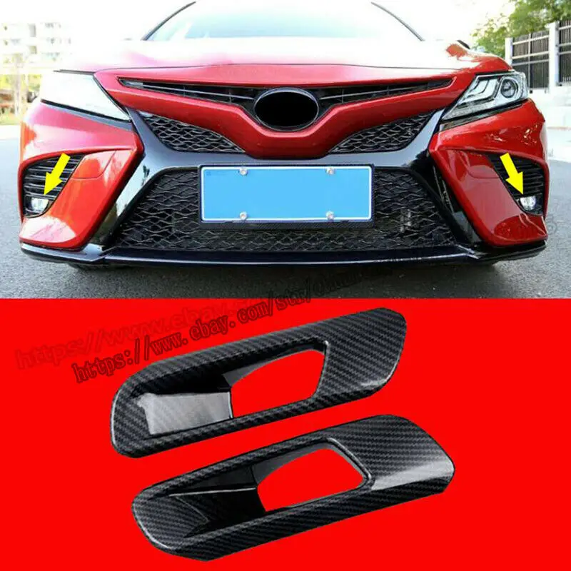 Fit For Toyota Camry 2018-2019 Carbon fiber Front Fog light Lamp Cover Trim 2pcs
Fit For Toyota Camry 2018-2019 Carbon fiber Front Fog light Lamp Cover Trim 2pcs