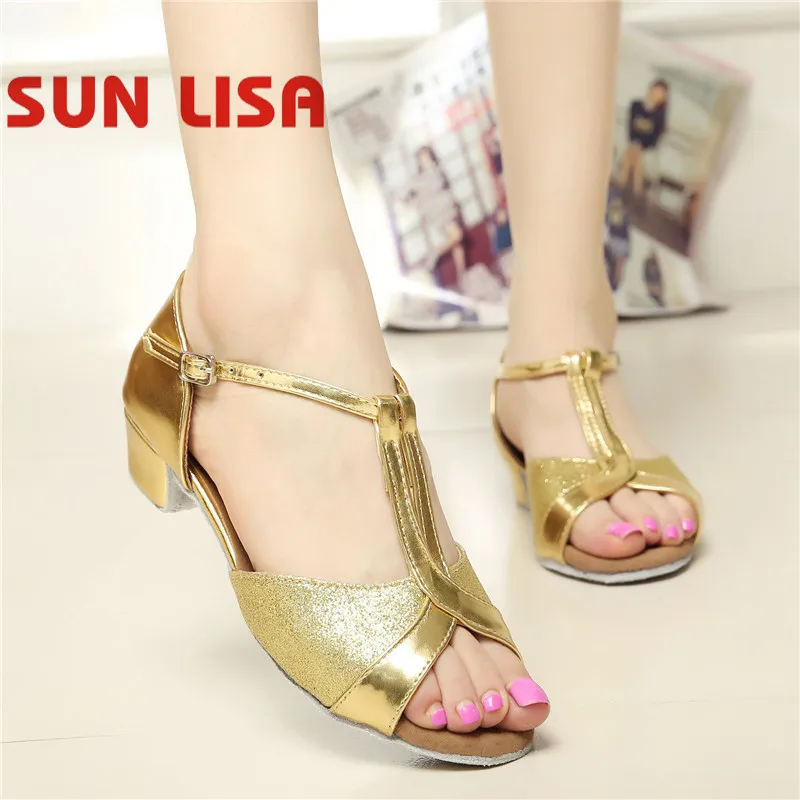 SUN LISA 4 Color Women's Lady's Girl's Children's Glitter Dancing Shoes With Square Heels Ballroom Salsa Latin Dance Shoes
SUN LISA 4 Color Women's Lady's Girl's Children's Glitter Dancing Shoes With Square Heels Ballroom Salsa Latin Dance Shoes