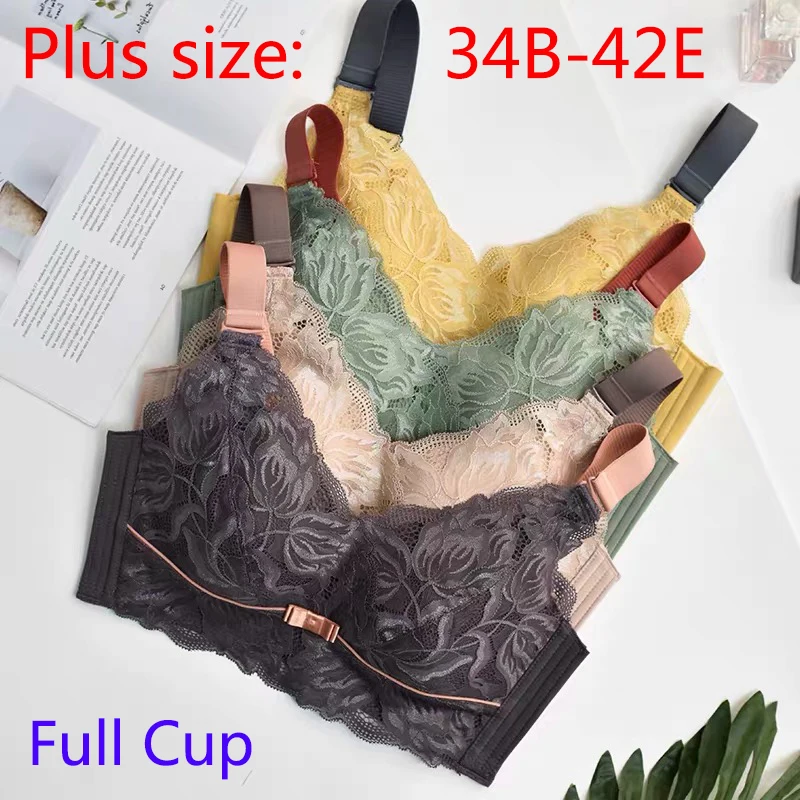 NADAINGAA Hot Full Cup Underwear Plus Size Wireless Adjustable Women's Sexy Bra Breast Cover B C D E Cup Large Size Lace Bras
NADAINGAA Hot Full Cup Underwear Plus Size Wireless Adjustable Women's Sexy Bra Breast Cover B C D E Cup Large Size Lace Bras