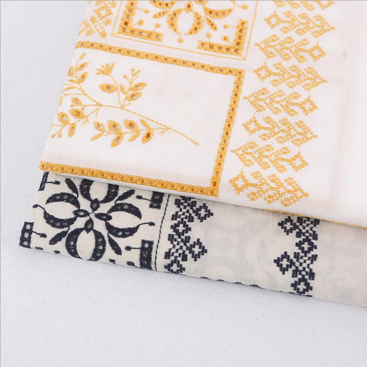 Pure Cotton Embroidered Fabric, Women's Dress, Luggage, Pillow, Hand-made Decorative Fabric
Pure Cotton Embroidered Fabric, Women's Dress, Luggage, Pillow, Hand-made Decorative Fabric