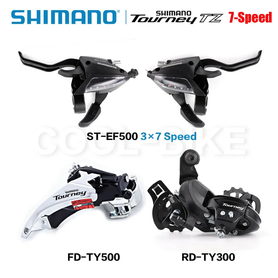 SHIMANO TOURNEY Bike 7 Speed Derailleur Kit ST EF500 Shift/Brake Lever FD TY500 RD TY300 Derailleurs Bicycle Parts
SHIMANO TOURNEY Bike 7 Speed Derailleur Kit ST EF500 Shift/Brake Lever FD TY500 RD TY300 Derailleurs Bicycle Parts