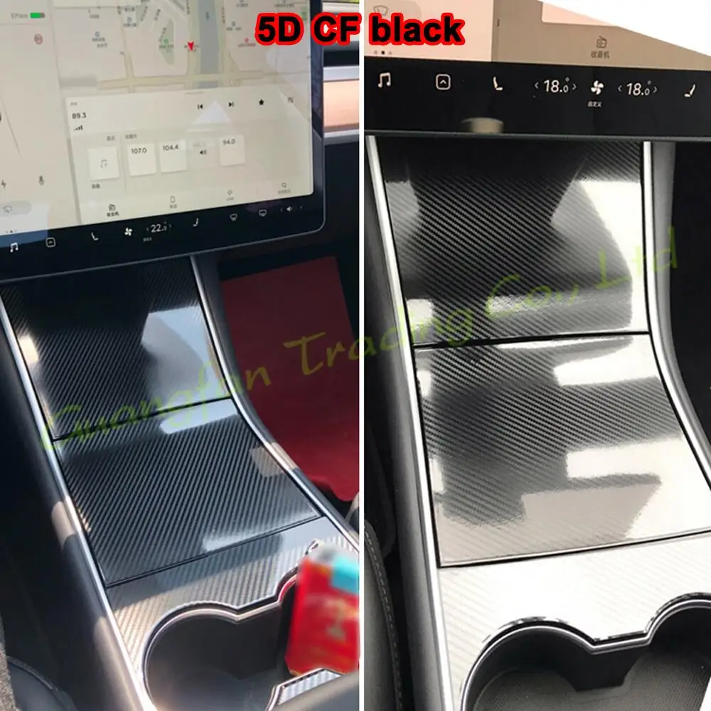 3D/5D Carbon Fiber Car Interior Cover Console Color Sticker Decals Products Parts Accessories For Tesla Model 3 2019-2020
3D/5D Carbon Fiber Car Interior Cover Console Color Sticker Decals Products Parts Accessories For Tesla Model 3 2019-2020