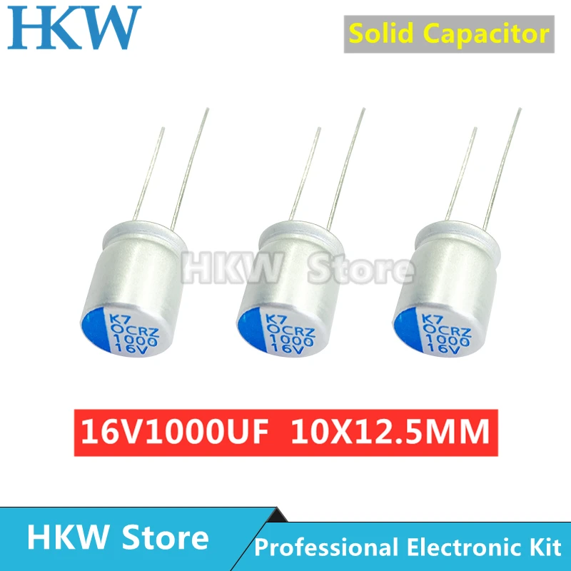 10pcs 1000uF 16V 10x12.5mm Lelon DIP Solid Electrolytic Capacitor Super Low ESR 16V1000uF 10*12.5 Solid Sate Capacitor 1000UF16V
10pcs 1000uF 16V 10x12.5mm Lelon DIP Solid Electrolytic Capacitor Super Low ESR 16V1000uF 10*12.5 Solid Sate Capacitor 1000UF16V