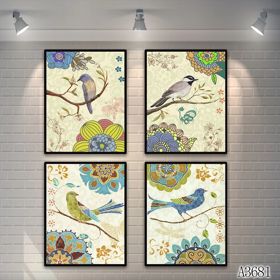 Abstract Oil Painting Print on Canvas 4pcs Cartoon Animal Bird and Flower Canvas Art Printing Wall Art Picture for Home Decor
Abstract Oil Painting Print on Canvas 4pcs Cartoon Animal Bird and Flower Canvas Art Printing Wall Art Picture for Home Decor