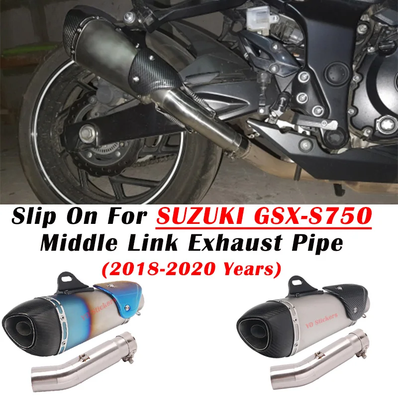 Slip On For SUZUKI GSX-S 750 GSX S750 BK750 2018 19 Yoshimura Motorcycle Exhaust Escape Modified Middle Link Pipe Muffler
Slip On For SUZUKI GSX-S 750 GSX S750 BK750 2018 19 Yoshimura Motorcycle Exhaust Escape Modified Middle Link Pipe Muffler