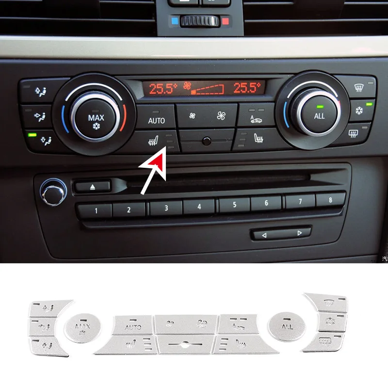 For BMW 3 Series E90 11-12 X3 F25 11-13 X1 E84 10-14 Central Control Air Conditioning Button Decoration Sticker Car Accessories
For BMW 3 Series E90 11-12 X3 F25 11-13 X1 E84 10-14 Central Control Air Conditioning Button Decoration Sticker Car Accessories