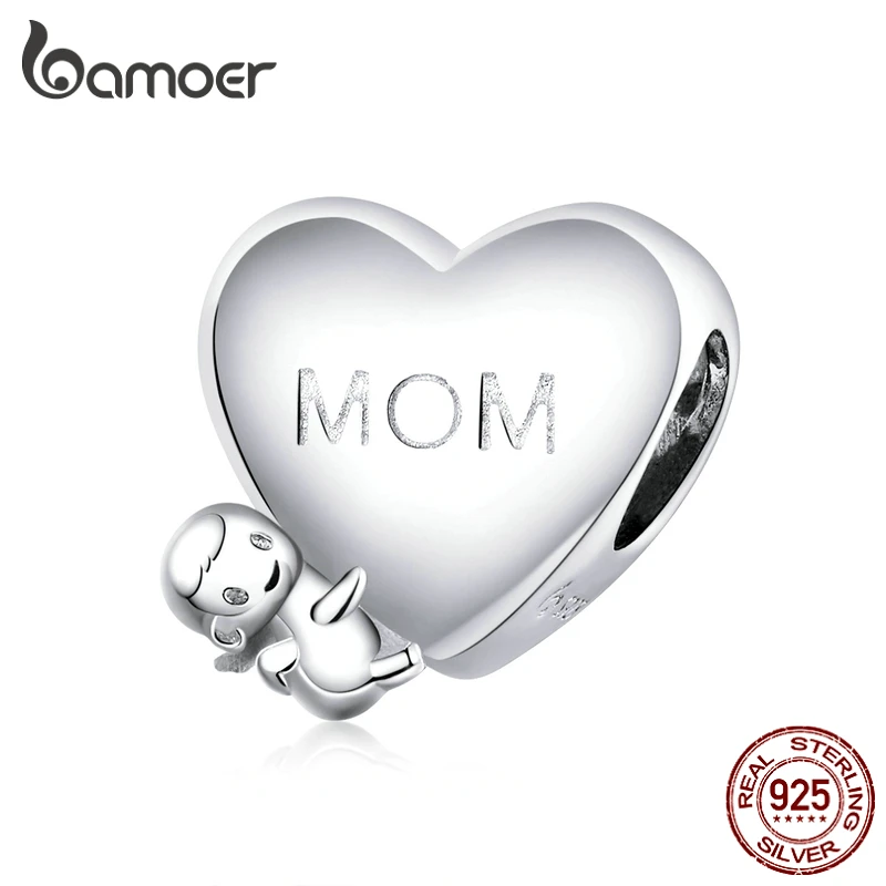 bamoer Mother's Day Baby with Mon Heart Shape Charm 925 Sterling Silver Metal Beads for Women Jewelry Making DIY BSC218
bamoer Mother's Day Baby with Mon Heart Shape Charm 925 Sterling Silver Metal Beads for Women Jewelry Making DIY BSC218