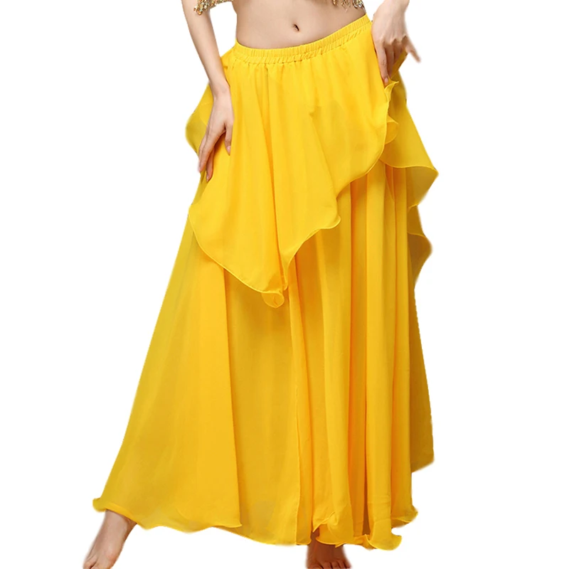 8 Colors Women Dance Clothing Long Maxi Cake Skirts Side Slit 3 Layers Sheer Chiffon Belly Dance Skirt
8 Colors Women Dance Clothing Long Maxi Cake Skirts Side Slit 3 Layers Sheer Chiffon Belly Dance Skirt
