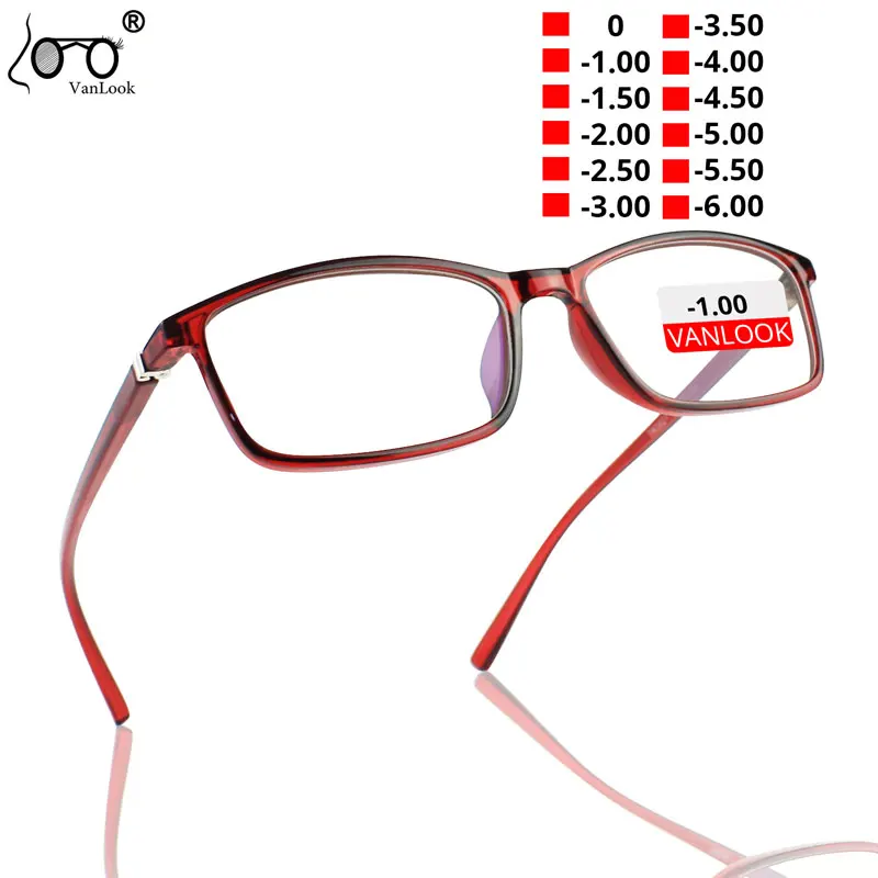VANLOOK Finished Myopia Glasses Women Men Frame Eyewear Diopters Transparent Optical Eyeglasses Fashion Spectacles -1-1.5 -6.00
VANLOOK Finished Myopia Glasses Women Men Frame Eyewear Diopters Transparent Optical Eyeglasses Fashion Spectacles -1-1.5 -6.00