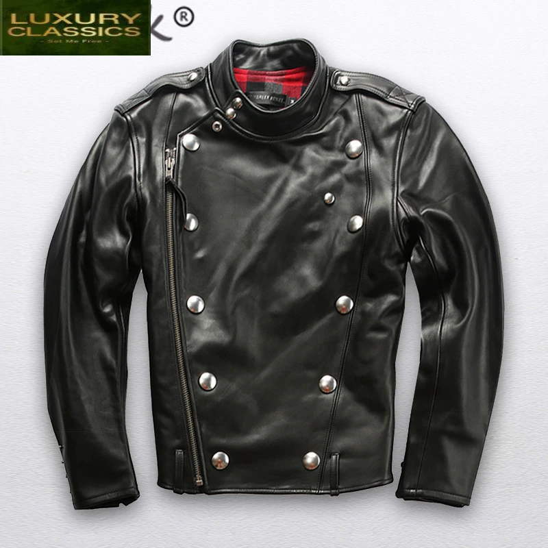 Real Cow Leather 100% Coat Men Clothes 2021 Streetwear Rivet Genuine Leather Jacket Men Moto Biker Leather Coats Jackets
Real Cow Leather 100% Coat Men Clothes 2021 Streetwear Rivet Genuine Leather Jacket Men Moto Biker Leather Coats Jackets