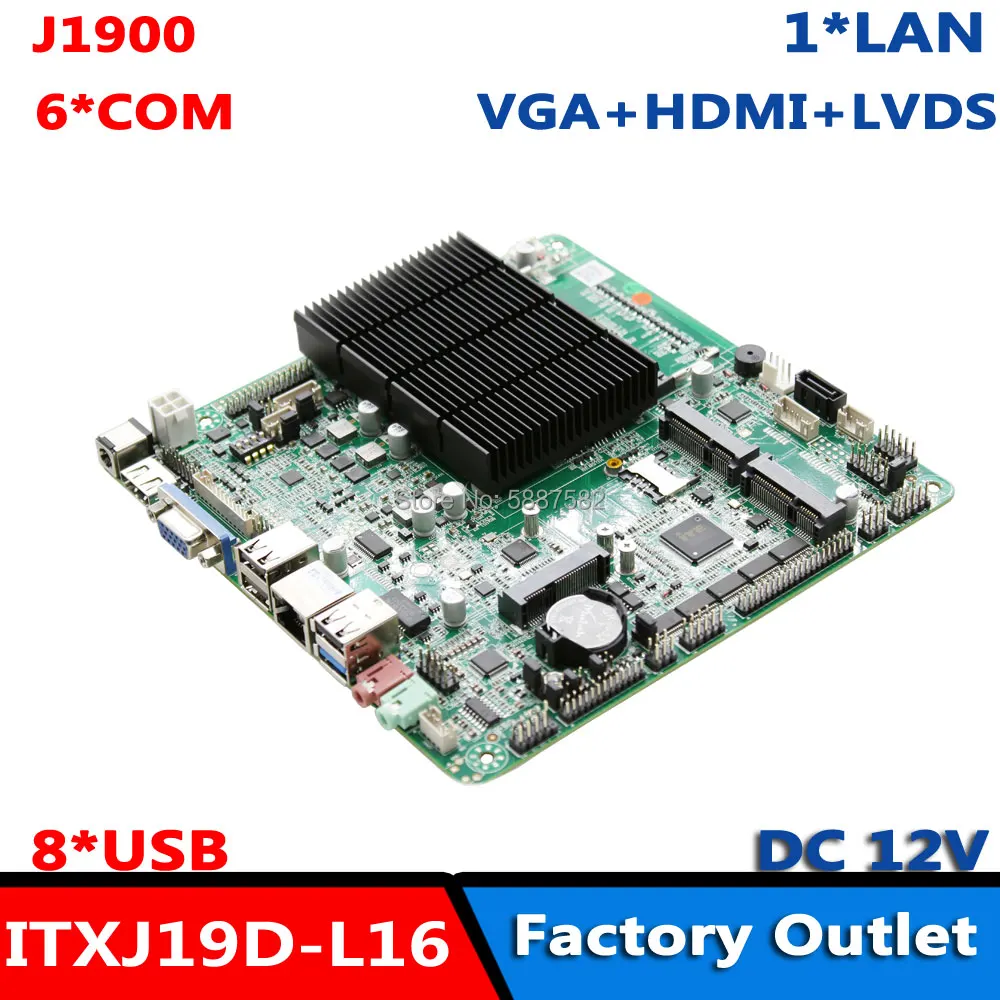 Материнская плата Mini-Itx с четырехъядерным процессором J1900/2,00 ГГц, Lvds, 6 COM, Поддержка RS485
Материнская плата Mini-Itx с четырехъядерным процессором J1900/2,00 ГГц, Lvds, 6 COM, Поддержка RS485