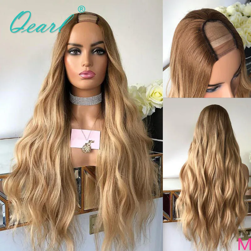 Brown Honey Blonde Cheap Sale Human Hair Wig U Part Wigs 2x4 Water Wave Brazilian Virgin Hair Wigs for Women 250% Glueless Qearl
Brown Honey Blonde Cheap Sale Human Hair Wig U Part Wigs 2x4 Water Wave Brazilian Virgin Hair Wigs for Women 250% Glueless Qearl