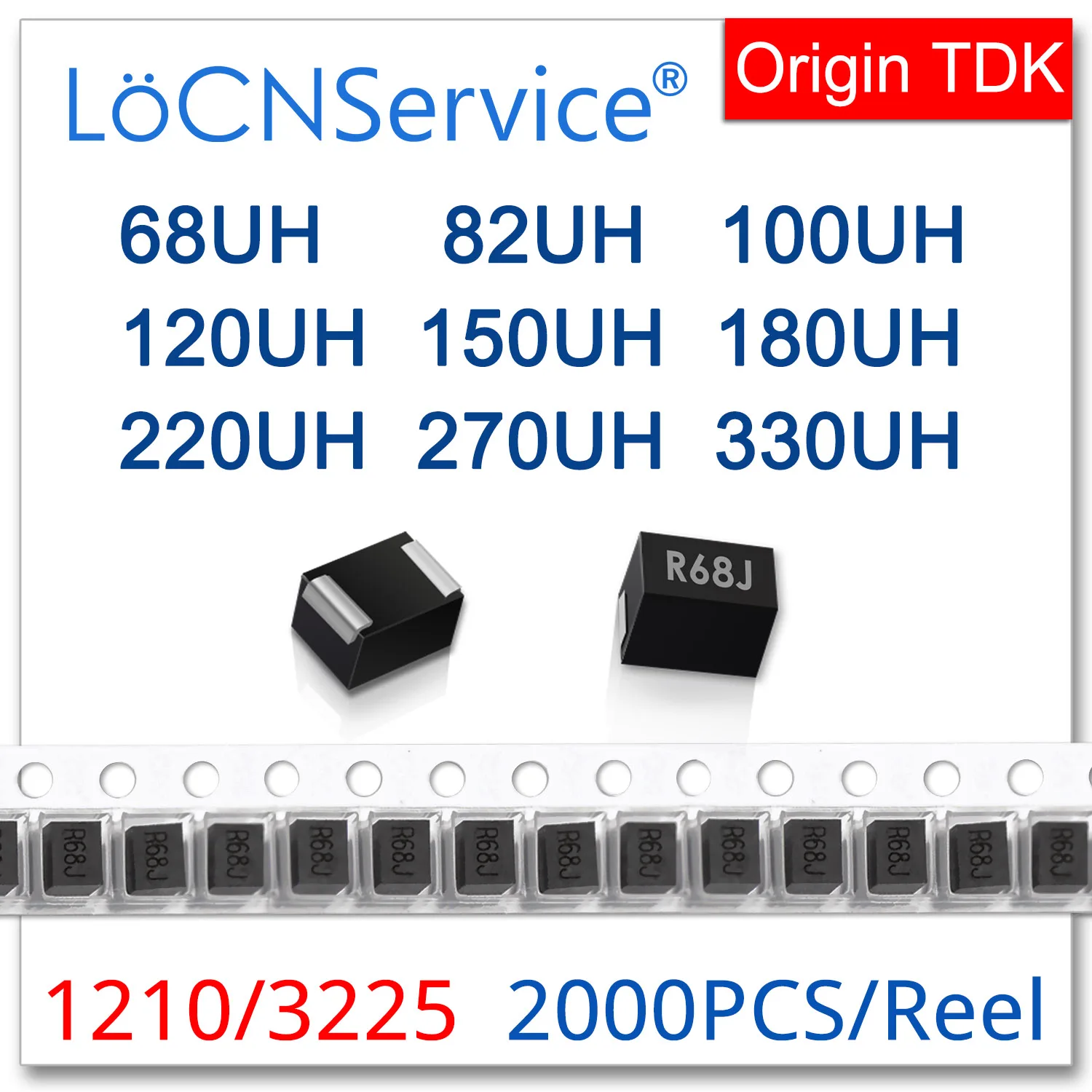 LoCNService 2000 шт. 1210 3225 5% SMD катушечный индуктор 68UH 82UH 100UH 120UH 150UH 180UH 220UH 270UH 330UH высокое качество
LoCNService 2000 шт. 1210 3225 5% SMD катушечный индуктор 68UH 82UH 100UH 120UH 150UH 180UH 220UH 270UH 330UH высокое качество