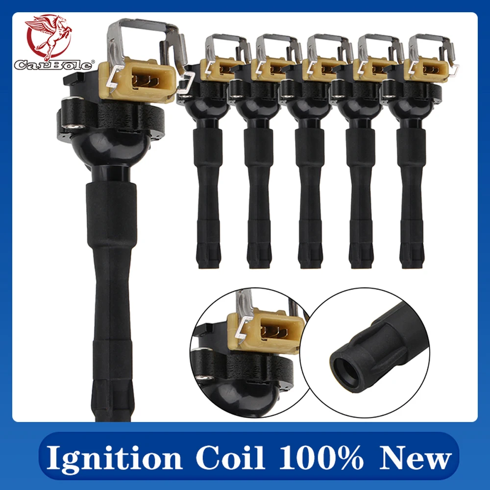UF300 Set of 6 Ignition Coils Black For BMW E36 E39 E46 X5 Z8 325 328 525i 528 540i High Perfornance 100% New Ignition Coil
UF300 Set of 6 Ignition Coils Black For BMW E36 E39 E46 X5 Z8 325 328 525i 528 540i High Perfornance 100% New Ignition Coil