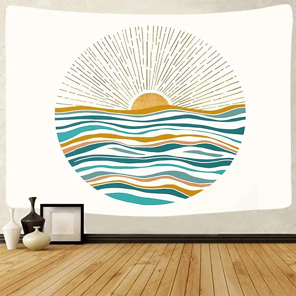Океан Восход волны Искусство гобелен фон настенное покрытие украшение для дома одеяло спальни настенные гобелены
Океан Восход волны Искусство гобелен фон настенное покрытие украшение для дома одеяло спальни настенные гобелены