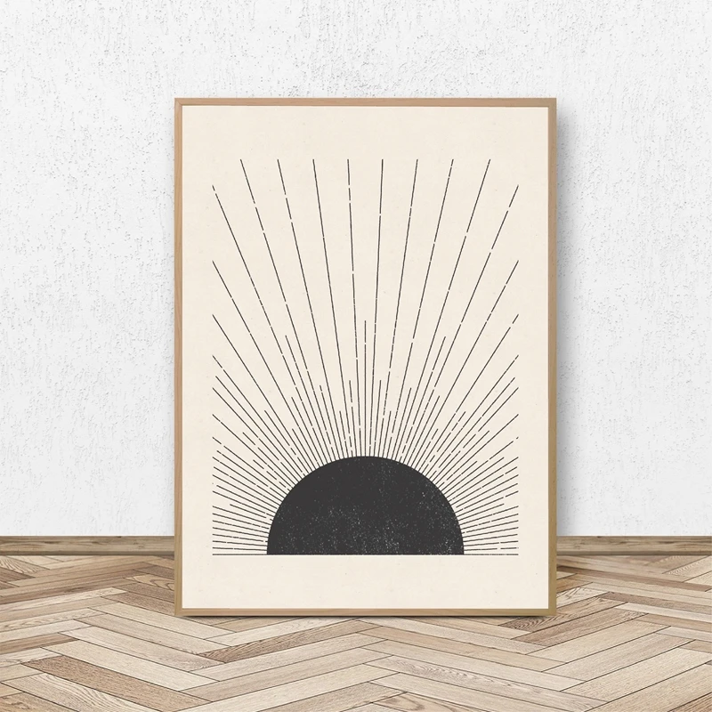 Sun Illustration Mid Century Modern Block Print Neutral Colors Style Poster Canvas Painting Wall Picture Living Room Home Decor
Sun Illustration Mid Century Modern Block Print Neutral Colors Style Poster Canvas Painting Wall Picture Living Room Home Decor