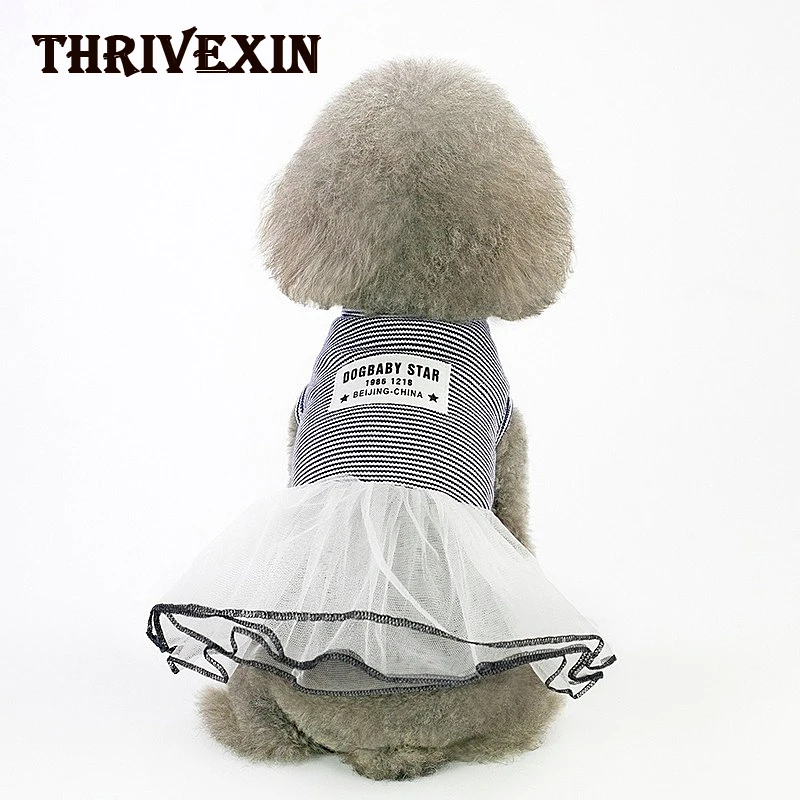 Pet Clothes Stripes Pet Dog Dress Princess Puppy Cat Dresses Korean Striped Dress Gauze Dog Skirt Dog Pet Clothing Dog Dress
Pet Clothes Stripes Pet Dog Dress Princess Puppy Cat Dresses Korean Striped Dress Gauze Dog Skirt Dog Pet Clothing Dog Dress