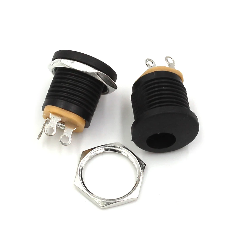 50PCS/Lot DC Power Jack Socket DC-022 2.5 x 5.5 mm with Screw Nut DIY 180-Degree New
50PCS/Lot DC Power Jack Socket DC-022 2.5 x 5.5 mm with Screw Nut DIY 180-Degree New
